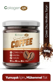 Collagen Life Hindiba, Tarçın Ve Çörekotu İçeren Detox Kahve Net 100gr Diğer Collagen Life Hindiba, Tarçın Ve Çörekotu İçeren Detox Kahve Net 100gr Diğer
