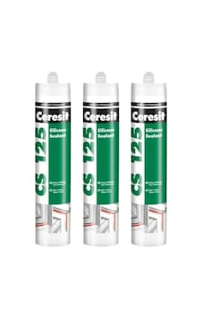 Ceresit Cs 225 Silikon Beyaz 280g 3 Adet Ceresit Cs 225 Silikon Beyaz 280g 3 Adet