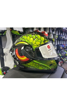 Shıro Helmets Full Face Mamba Black L Yeşil - Siyah Shıro Helmets Full Face Mamba Black L Yeşil - Siyah