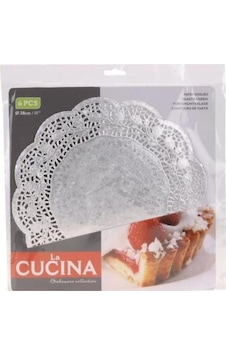 Dantel Gümüş Renkte Kağıt Pasta Kurabiye Kek Altlığı 29 Cm Dantel Gümüş Renkte Kağıt Pasta Kurabiye Kek Altlığı 29 Cm