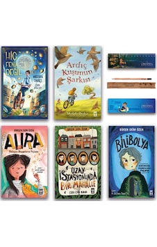 İlk Genç Timaş Hiç Fena Değil - Ardıç Kuşunun Şarkısı - Aura - Bilibolya Uzay İstasyonunda Bir Mahalle Set 5 Kitap İlk Genç Timaş Hiç Fena Değil - Ardıç Kuşunun Şarkısı - Aura - Bilibolya Uzay İstasyonunda Bir Mahalle Set 5 Kitap