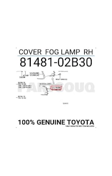 Toyota Corolla 201822 Ön Sis Lamba Kapağı Sağ Oem No: 81481-02b30