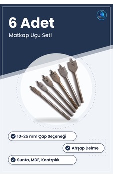 Ahşap Delme Yaprak Matkap Ucu Seti Metal Marangozluk Mobilya Mont Ahşap Delme Yaprak Matkap Ucu Seti Metal Marangozluk Mobilya Mont