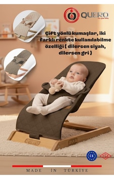 Quero Anka Çift Sallanır Ana Kucağı - Kahve/bej Quero Anka Çift Sallanır Ana Kucağı - Kahve/bej