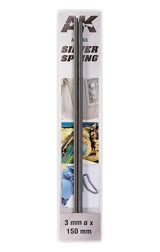 Ak 9188 Gümüş Yay, 3 Mm. Çap, 150 Mm. Boy, 2 Adet Ak 9188 Gümüş Yay, 3 Mm. Çap, 150 Mm. Boy, 2 Adet
