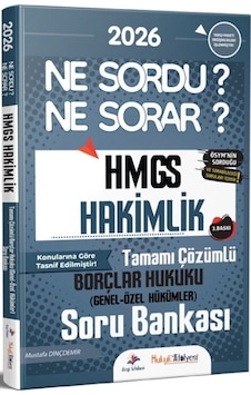 Dizgi Kitap 2026 Hukuk Atölyesi Hmgs Hakimlik Ne Sordu Ne Sorar Borçlar Hukuku Çözümlü Soru Bankası Dizgi Kitap 2026 Hukuk Atölyesi Hmgs Hakimlik Ne Sordu Ne Sorar Borçlar Hukuku Çözümlü Soru Bankası
