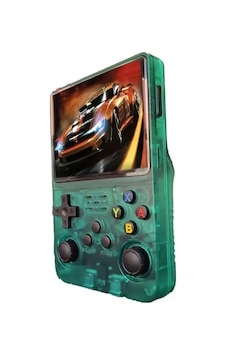 Konsol Plus R36s Retro 3.5" 64 GB El Oyun Konsolu Yeşil Konsol Plus R36s Retro 3.5" 64 GB El Oyun Konsolu Yeşil