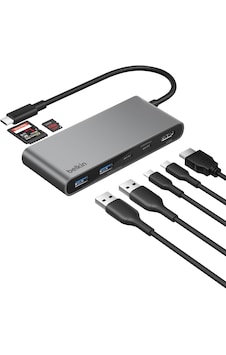 Belkin Avc023 7in1 100w Usb-c Multiport Hub 2x Usb-c , 2x Usb-a , 1x Hdmı 4k 60hz , Sdµ Sd Card Reader - Uzay Grisi Belkin Avc023 7in1 100w Usb-c Multiport Hub 2x Usb-c , 2x Usb-a , 1x Hdmı 4k 60hz , Sdµ Sd Card Reader - Uzay Grisi