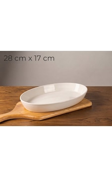 Lumina Oval Porselen Sunum Kabı / Servis Tabağı 28 17 Cm Beyaz Lumina Oval Porselen Sunum Kabı / Servis Tabağı 28 17 Cm Beyaz