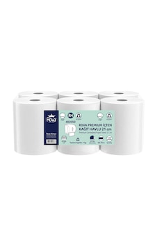 Rova Premium İçten Çekme Kağıt Havlu 21 Cm 4 Kg 6'lı Rova Premium İçten Çekme Kağıt Havlu 21 Cm 4 Kg 6'lı