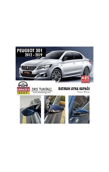 Peugeot 301 (2012 - 2021) Batman Yarasa Ayna Kapağı (piano Black)