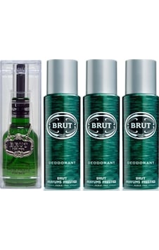 Brut Original Madalyon Erkek Parfüm EDT 100 ML + Sprey Deodorant 200 ML x 3 Brut Original Madalyon Erkek Parfüm EDT 100 ML + Sprey Deodorant 200 ML x 3