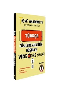 Türkçe Cümlede Analitik Video Ders Notları - 3 - Gizem Şen - Tasarı Akademi Türkçe Cümlede Analitik Video Ders Notları - 3 - Gizem Şen - Tasarı Akademi