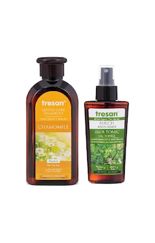 Tresan Her Saç Tipi İçin Papatya Şampuanı 300 ML + Tresan K.ağacı Özlüsaç Toniği 125 ML Tresan Her Saç Tipi İçin Papatya Şampuanı 300 ML + Tresan K.ağacı Özlüsaç Toniği 125 ML