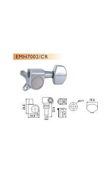 Valencia Emh7002Crr6 Elektro Gitar Burgusu 6'lı Set Krom Valencia Emh7002Crr6 Elektro Gitar Burgusu 6'lı Set Krom