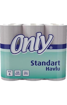 Only Standart Rulo Havlu 6'lı