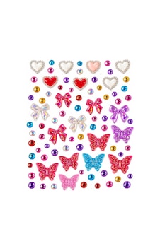Kelebek & Taş Rhinestone Sticker Yapışkanlı Saç, Yüz, Tırnak, Vücut Ve Süs Taşı Çok Renkli Kelebek & Taş Rhinestone Sticker Yapışkanlı Saç, Yüz, Tırnak, Vücut Ve Süs Taşı Çok Renkli