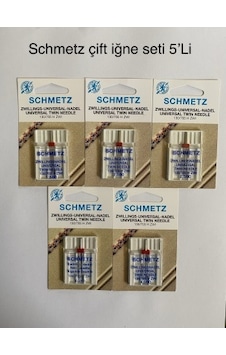 Schmetz Çift Iğne Seti 5'li