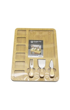 Dikdörtgen 6+1 Bölmeli Mdf Kahvaltı Peynir Sunum Panosu 3 Bıçak Ahşap Sap 30x39.5cm 5324 Açık Gri Dikdörtgen 6+1 Bölmeli Mdf Kahvaltı Peynir Sunum Panosu 3 Bıçak Ahşap Sap 30x39.5cm 5324 Açık Gri