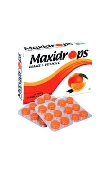 Maxidrops Pastil Portakal Ve C Vitamini 24'Lü Maxidrops Pastil Portakal Ve C Vitamini 24'Lü