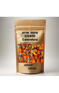 Akdeniz Vitamin Aynısafa Bitkisi Çayı Portakal Nergisi Calendura 100 G Akdeniz Vitamin Aynısafa Bitkisi Çayı Portakal Nergisi Calendura 100 G