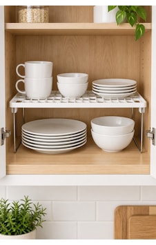 Katlanabilir Metal Ayaklı Dolap İçi Raf Yükseltici 36x22x16 Cm Mutfak Ve Banyo Düzenleyici Organizer Beyaz Katlanabilir Metal Ayaklı Dolap İçi Raf Yükseltici 36x22x16 Cm Mutfak Ve Banyo Düzenleyici Organizer Beyaz