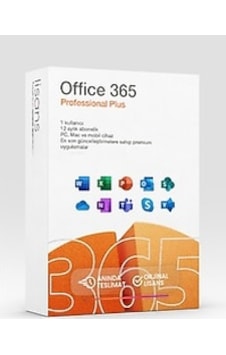 Mıcrosoft Office 365 Pro Plus 2025 Lisans Üyeliği - Word, Excel, Outlook, Powerpoint, Onenote