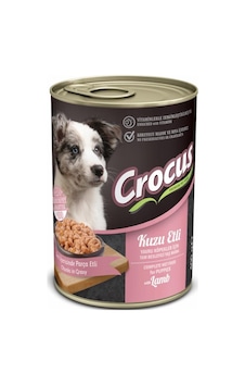 Crocus Kuzu Etli Yavru Köpek Yaş Mama 400 G