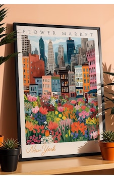 New York Amerika Çerçeveli Tablo Seyahat Severlere Salon Ve Ofis İçin Estetik Duvar Dekoru Travel Flower Market New York Amerika Çerçeveli Tablo Seyahat Severlere Salon Ve Ofis İçin Estetik Duvar Dekoru Travel Flower Market