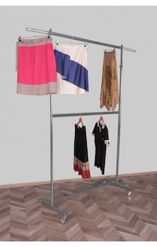 Modernraf Çift Katlı Lüks Yandan Çıkmalı Stand Modernraf Çift Katlı Lüks Yandan Çıkmalı Stand