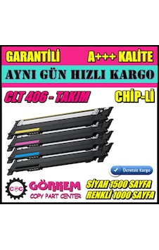 Samsung Uyumlu C460 / C410W / C460W / Clp365 / Clx3305 Set Clt-K406S Samsung Uyumlu C460 / C410W / C460W / Clp365 / Clx3305 Set Clt-K406S