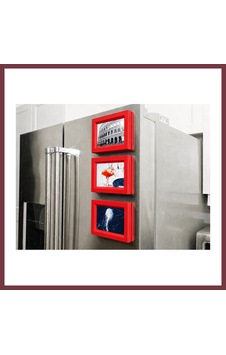 Storeşahin 3d Baskı 3lü Magnet Fotoğraf Çerçevesi Seti - Buzdolabı İçin Mini Manyetik Resim Çerçevesi, Dekoratif Magnet-kırmızı Shn0720 Storeşahin 3d Baskı 3lü Magnet Fotoğraf Çerçevesi Seti - Buzdolabı İçin Mini Manyetik Resim Çerçevesi, Dekoratif Magnet-kırmızı Shn0720
