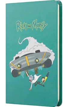 Mabbels Sert Kapak Lastikli Mini Defter Rick And Morty Turkuaz 80 Yp 9x14 Dft-388364 Çok Renkli