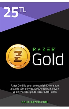 25 Tl Razer Gold Tr Pin 25 Tl Razer Gold Tr Pin