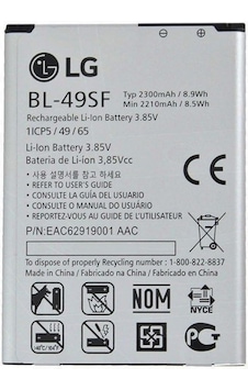 LG Uyumlu G4c H525N (Bl-49sf) Batarya Pil 2300 mAh LG Uyumlu G4c H525N (Bl-49sf) Batarya Pil 2300 mAh