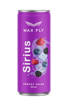 Max Fly Sirius Enerji İçeceği 250 Ml Max Fly Sirius Enerji İçeceği 250 Ml
