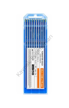 Gold Tungsten Elektrod Argon İğnesi 2.4x175 Mm - 1 Adet Gold Tungsten Elektrod Argon İğnesi 2.4x175 Mm - 1 Adet