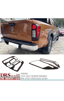 Nissan Navara 2016 Sonrası Far Ve Stop Kaplama Siyah
