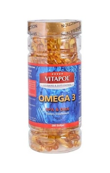 Vitapol Omega 3 Balık Yağı 200 Softjel 110- Vitapol Omega 3 Balık Yağı 200 Softjel 110-