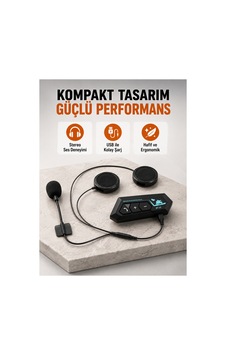 Bt22 Kask Kulaklığı 5.0, Intercom, Su Geçirmez Ve Uzun Ömürlü Batarya Yeni Nesil Bt22 Kask Kulaklığı 5.0, Intercom, Su Geçirmez Ve Uzun Ömürlü Batarya Yeni Nesil