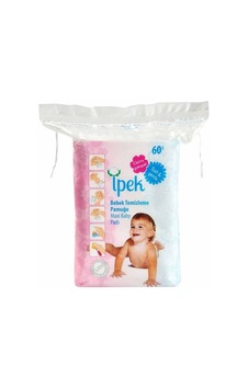 İpek Bebek Temizleme Pamuğu 60'Lı