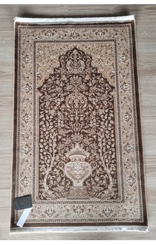 Ultra Lüks Seccade, Sık Dokuma,ipek Serisi, Viskon-akrilik Kahverengi