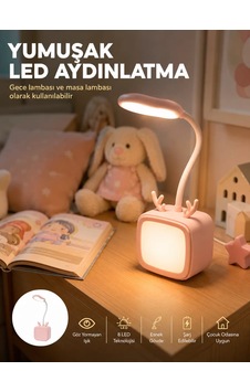Northcity Kablosuz Led Masa Ve Gece Lambası - Şarjlı, 8 Işıklı, Dekoratif Tasarım Sarı Northcity Kablosuz Led Masa Ve Gece Lambası - Şarjlı, 8 Işıklı, Dekoratif Tasarım Sarı