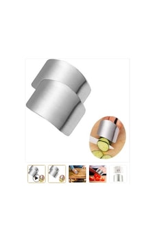 Buffer 2li Metal Parmak Koruyucu Hızlı Ve Güvenli Kesme Paslanmaz Gri