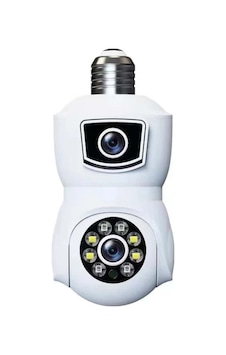 Rose Ahd-30125 Ampul Tipi Çift Lensli Hareket Takipli Akıllı Kamera