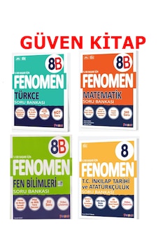 Fenomen Yayınları 8.sınıf B Türkçe Matematik Fen Ve İnkılap Set Fenomen Yayınları 8.sınıf B Türkçe Matematik Fen Ve İnkılap Set