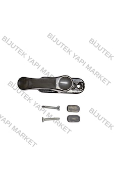Pvc Pimapen Pencere Cam Balkon Kapısı Güvenli Emniyet Kilidi Çocuk Emniyet Mandalı Metal Antrasit 1 ADET
