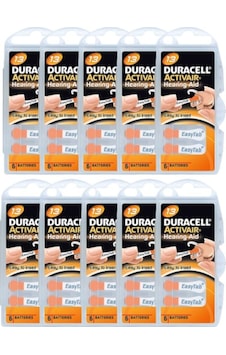 Duracell 13 Numara 10 Paket Kulaklık İşitme Cihazı Pili Duracell 13 Numara 10 Paket Kulaklık İşitme Cihazı Pili