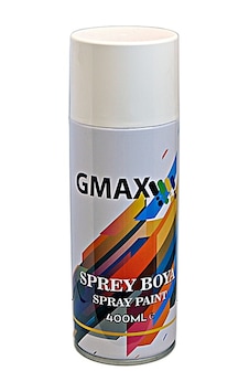 Gmax Beyaz Sprey Boya 400ml 300gr 12 Adet Gmax Beyaz Sprey Boya 400ml 300gr 12 Adet