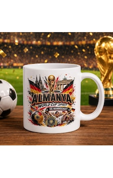 Bk Gift Almanya Taraftar Temalı Dünya Futbol Kupası Tasarımlı Beyaz Kupa Bardak Bk Gift Almanya Taraftar Temalı Dünya Futbol Kupası Tasarımlı Beyaz Kupa Bardak